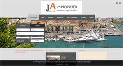 Desktop Screenshot of jaimmobilier.com