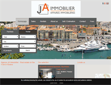 Tablet Screenshot of jaimmobilier.com